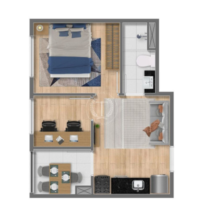 Imagem Apartamento com 1 Quarto à Venda, 17 m² em Tatuapé - São Paulo Imagem Apartamento com 1 Quarto à Venda, 17 m² em Tatuapé - São Paulo