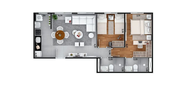 Imagem Imóvel com 2 Quartos à Venda, 58 m² em Vila Poupança - Santana De Parnaíba Imagem Imóvel com 2 Quartos à Venda, 58 m² em Vila Poupança - Santana De Parnaíba