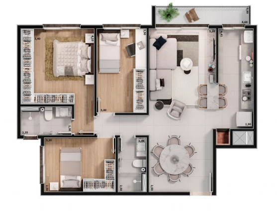 Imagem Apartamento com 2 Quartos à Venda, 62 m² em Salgado Filho - Gravataí Imagem Apartamento com 2 Quartos à Venda, 62 m² em Salgado Filho - Gravataí
