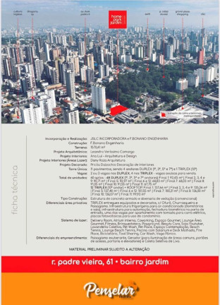 Imagem Apartamento com 3 Quartos à Venda, 136 m² em Jardim - Santo André Imagem Apartamento com 3 Quartos à Venda, 136 m² em Jardim - Santo André