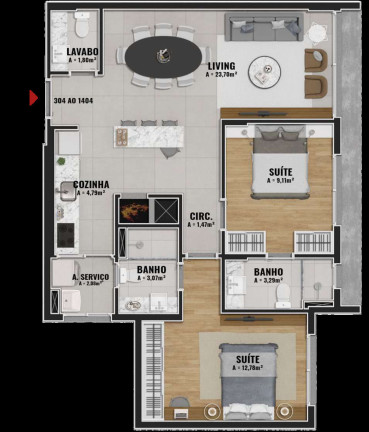 Imagem Apartamento com 2 Quartos à Venda, 76 m² em Jardim Botânico - Porto Alegre Imagem Apartamento com 2 Quartos à Venda, 76 m² em Jardim Botânico - Porto Alegre
