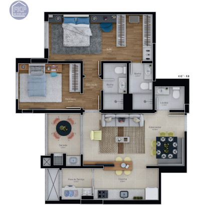 Imagem Apartamento com 2 Quartos à Venda, 79 m² em Agronômica - Florianópolis