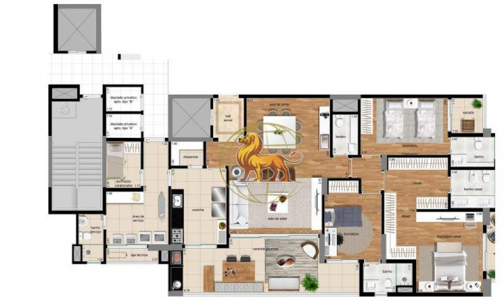 Imagem Apartamento com 3 Quartos à Venda, 148 m² em Centro - Itapetininga Imagem Apartamento com 3 Quartos à Venda, 148 m² em Centro - Itapetininga
