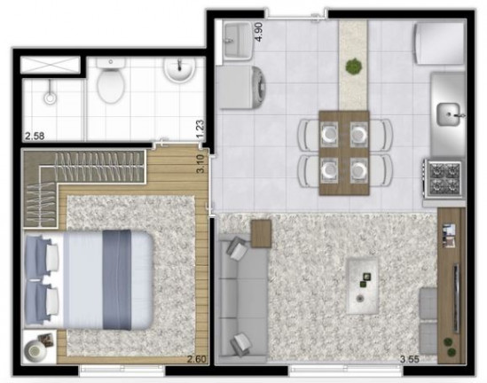 Imagem Apartamento com 2 Quartos à Venda, 32 m² em Vila Ema - São Paulo Imagem Apartamento com 2 Quartos à Venda, 32 m² em Vila Ema - São Paulo