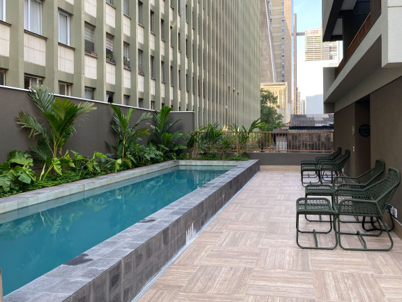 Imagem Apartamento com 1 Quarto para Alugar, 21 m² em Jardim Paulistano - São Paulo