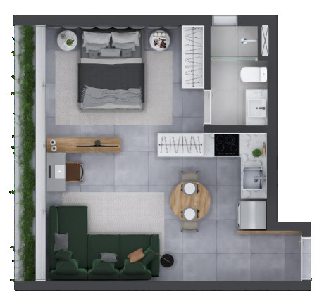 Imagem Apartamento à Venda, 32 m² em Itaim Bibi - São Paulo