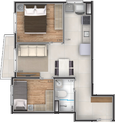 Imagem Apartamento com 2 Quartos à Venda, 33 m² em Saúde - São Paulo Imagem Apartamento com 2 Quartos à Venda, 33 m² em Saúde - São Paulo