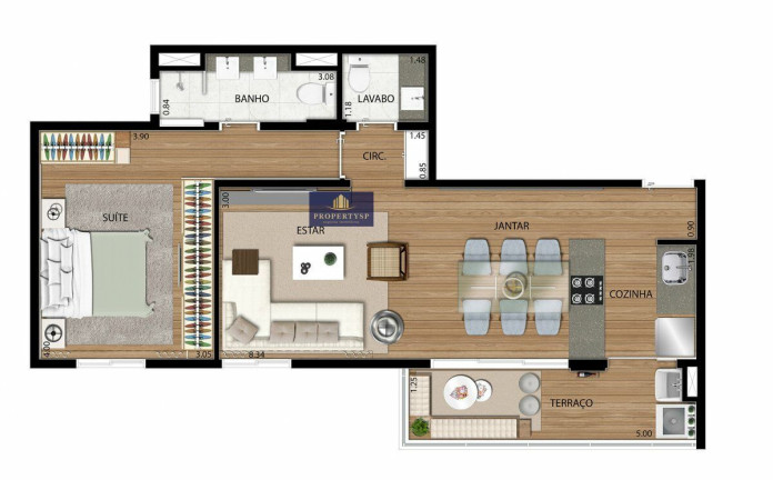 Imagem Apartamento com 2 Quartos à Venda, 59 m² em Pinheiros - São Paulo Imagem Apartamento com 2 Quartos à Venda, 59 m² em Pinheiros - São Paulo