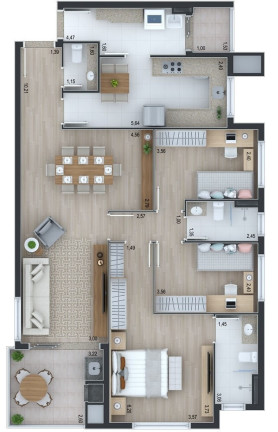 Imagem Apartamento com 3 Quartos à Venda, 119 m² em Ahú - Curitiba