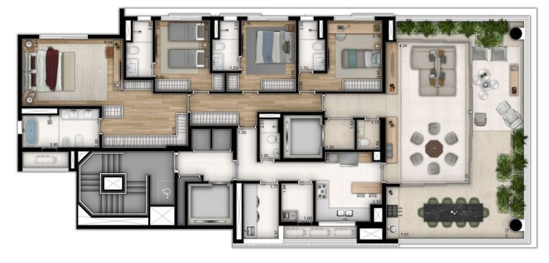 Imagem Cobertura com 4 Quartos à Venda, 427 m² em Moema - São Paulo Imagem Cobertura com 4 Quartos à Venda, 427 m² em Moema - São Paulo