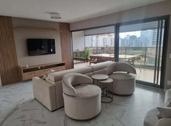 Imagem Apartamento com 3 Quartos à Venda, 135 m² em Campo Belo - São Paulo