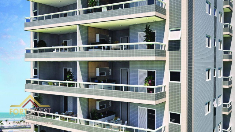 Imóvel com 2 Quartos à Venda, 75 m² em Vila Guilhermina - Praia Grande
