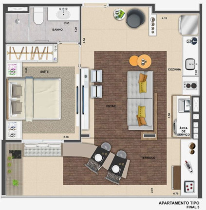 Imagem Apartamento com 1 Quarto à Venda, 48 m² em Moema - São Paulo Imagem Apartamento com 1 Quarto à Venda, 48 m² em Moema - São Paulo