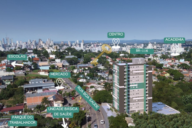 Imagem Apartamento com 2 Quartos à Venda, 58 m² em Primavera - Novo Hamburgo Imagem Apartamento com 2 Quartos à Venda, 58 m² em Primavera - Novo Hamburgo