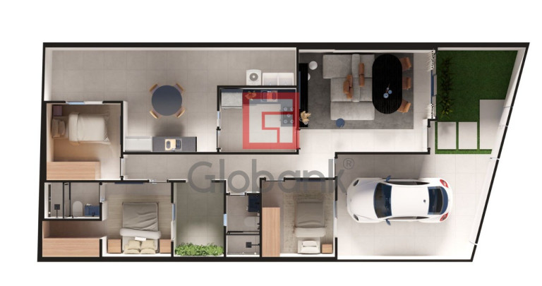 Casa com 3 Quartos à Venda,  em Ibituruna - Montes Claros