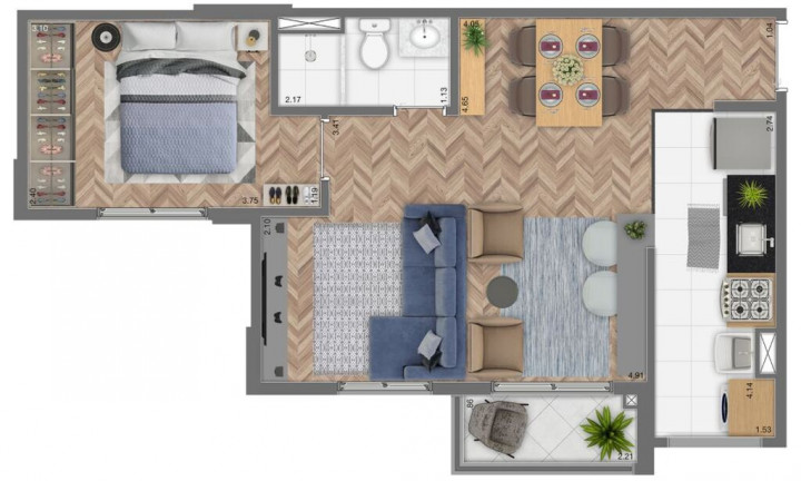 Imagem Apartamento com 2 Quartos à Venda, 64 m² em Vila Andrade - São Paulo Imagem Apartamento com 2 Quartos à Venda, 64 m² em Vila Andrade - São Paulo