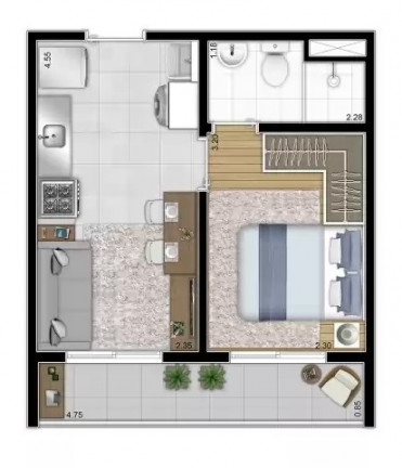 Imagem Imóvel com 1 Quarto à Venda, 34 m² em Vila Romana - São Paulo Imagem Imóvel com 1 Quarto à Venda, 34 m² em Vila Romana - São Paulo