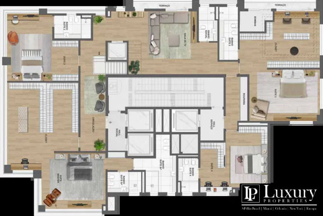 Imagem Apartamento com 4 Quartos à Venda, 375 m² em Moema - São Paulo