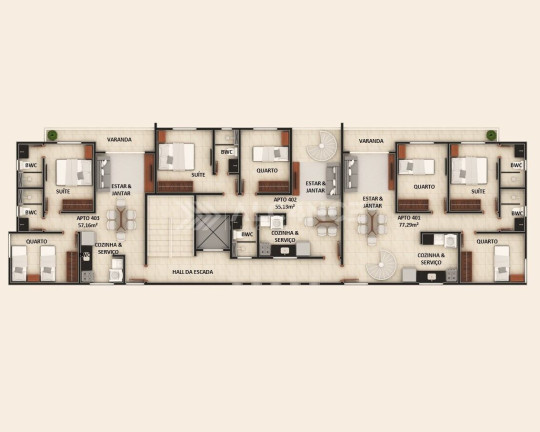 Imagem Apartamento com 3 Quartos à Venda, 77 m² em Manaíra - João Pessoa Imagem Apartamento com 3 Quartos à Venda, 77 m² em Manaíra - João Pessoa
