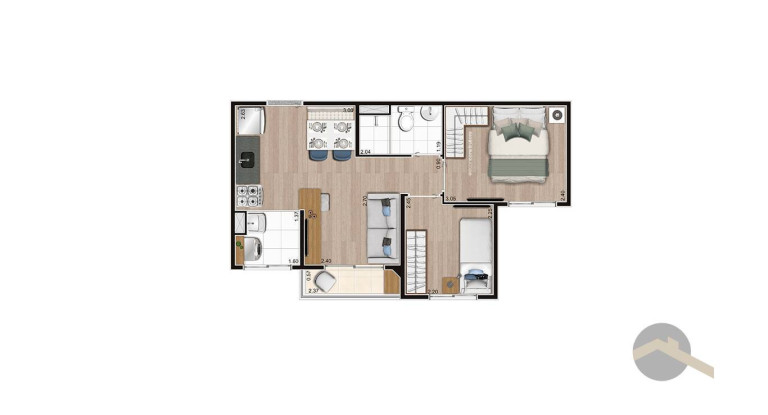 Imagem Apartamento com 1 Quarto à Venda, 37 m² em Parque Da Mooca - São Paulo