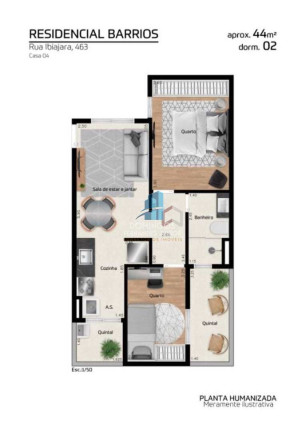 Imagem Apartamento com 2 Quartos à Venda, 37 m² em Itaquera - São Paulo