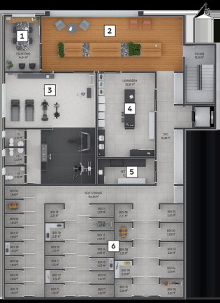 Imagem Apartamento com 1 Quarto à Venda, 30 m² em Campo Comprido - Curitiba