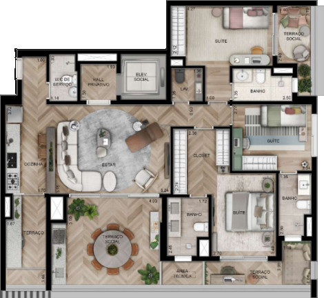 Imagem Apartamento com 3 Quartos à Venda, 141 m² em Vila Mariana - São Paulo Imagem Apartamento com 3 Quartos à Venda, 141 m² em Vila Mariana - São Paulo
