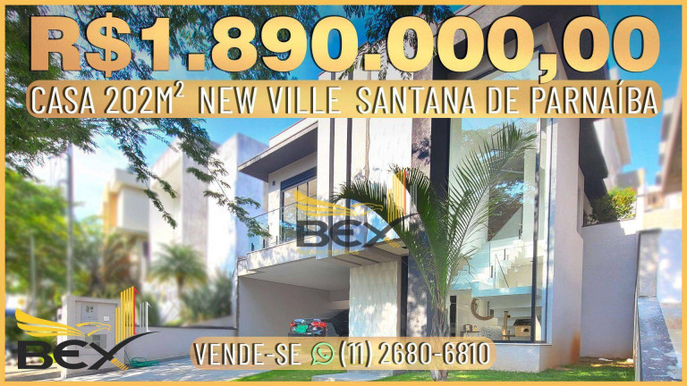 Imagem Casa com 3 Quartos à Venda, 202 m² em New Ville - Santana De Parnaíba Imagem Casa com 3 Quartos à Venda, 202 m² em New Ville - Santana De Parnaíba