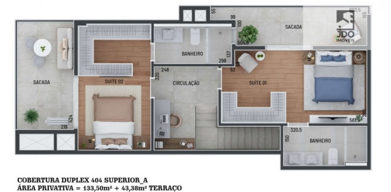 Imagem Cobertura com 3 Quartos à Venda, 177 m² em Alto Da Rua Xv - Curitiba