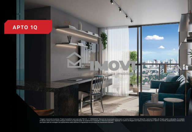 Imagem Apartamento com 1 Quarto à Venda, 45 m² em Jardim Camburi - Vitória Imagem Apartamento com 1 Quarto à Venda, 45 m² em Jardim Camburi - Vitória