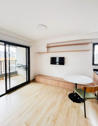 Apartamento com 1 Quarto para Alugar, 34 m² em República - São Paulo
