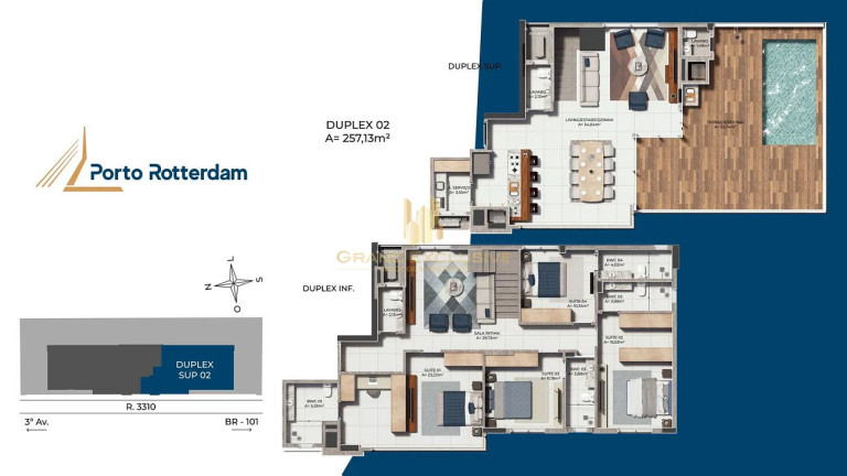 Imagem Cobertura com 4 Quartos à Venda, 264 m² em Centro - Balneário Camboriú Imagem Cobertura com 4 Quartos à Venda, 264 m² em Centro - Balneário Camboriú