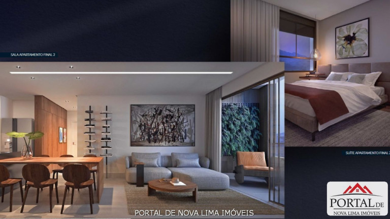 Imagem Apartamento com 3 Quartos à Venda, 114 m² em Vale Do Sereno - Nova Lima