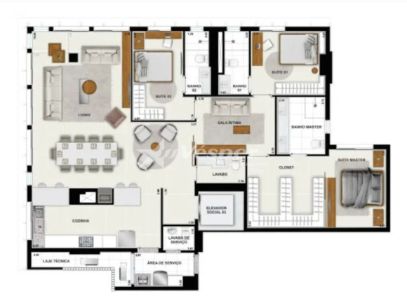 Imagem Apartamento com 3 Quartos à Venda, 171 m² em Setor Bueno - Goiânia Imagem Apartamento com 3 Quartos à Venda, 171 m² em Setor Bueno - Goiânia