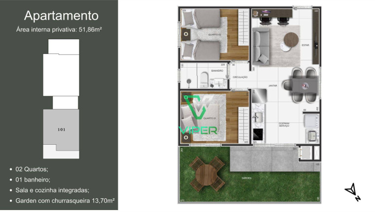 Imagem Apartamento com 2 Quartos à Venda, 68 m² em Parque Da Fonte - São José Dos Pinhais Imagem Apartamento com 2 Quartos à Venda, 68 m² em Parque Da Fonte - São José Dos Pinhais