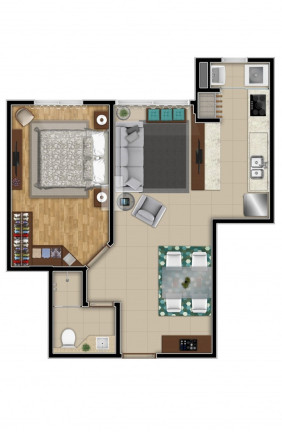 Imagem Apartamento com 1 Quarto à Venda, 48 m² em Floresta - Gramado Imagem Apartamento com 1 Quarto à Venda, 48 m² em Floresta - Gramado