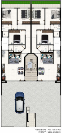 Imagem Apartamento com 3 Quartos à Venda, 78 m² em Itajuba - Barra Velha Imagem Apartamento com 3 Quartos à Venda, 78 m² em Itajuba - Barra Velha