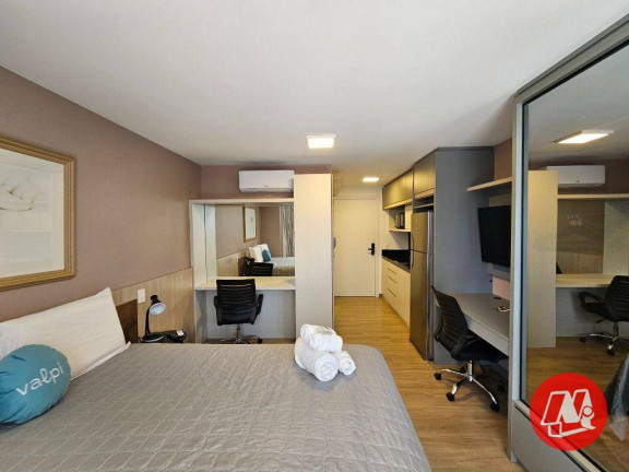 Imagem Studio com 1 Quarto para Alugar, 24 m² em Auxiliadora - Porto Alegre Imagem Studio com 1 Quarto para Alugar, 24 m² em Auxiliadora - Porto Alegre