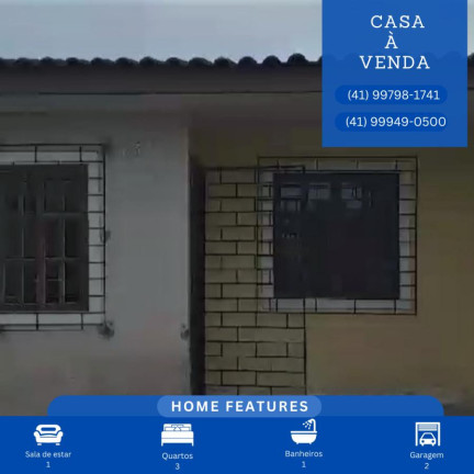 Imagem Casa com 3 Quartos à Venda, 240 m² em Eugenia Maria - Campina Grande Do Sul Imagem Casa com 3 Quartos à Venda, 240 m² em Eugenia Maria - Campina Grande Do Sul