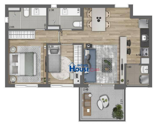 Imagem Apartamento com 2 Quartos à Venda, 65 m² em Pinheiros - São Paulo Imagem Apartamento com 2 Quartos à Venda, 65 m² em Pinheiros - São Paulo