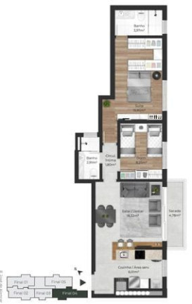 Imagem Imóvel com 2 Quartos à Venda, 68 m² em Menino Deus - Porto Alegre Imagem Imóvel com 2 Quartos à Venda, 68 m² em Menino Deus - Porto Alegre