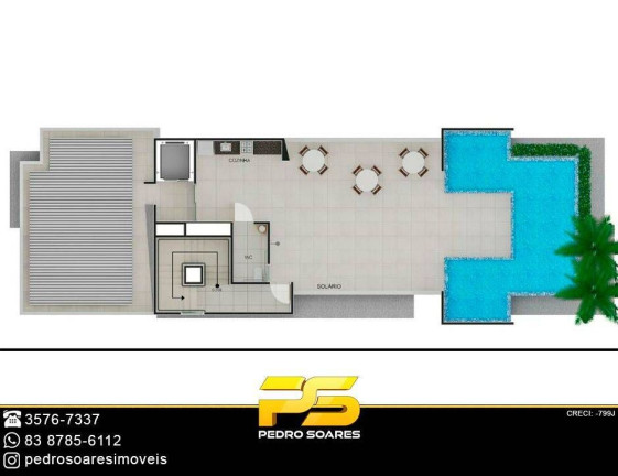 Imagem Apartamento com 1 Quarto à Venda, 55 m² em Bessa - João Pessoa Imagem Apartamento com 1 Quarto à Venda, 55 m² em Bessa - João Pessoa