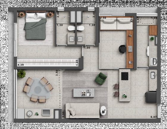 Imagem Apartamento com 2 Quartos à Venda, 96 m² em Pinheiros - São Paulo