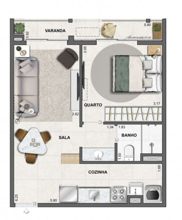 Imagem Imóvel com 1 Quarto à Venda, 41 m² em Botafogo - Rio De Janeiro