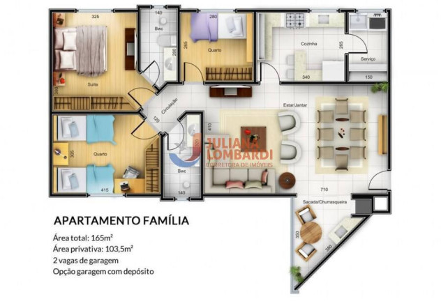 Imagem Apartamento com 3 Quartos à Venda, 103 m² em São Cristóvão - Cascavel Imagem Apartamento com 3 Quartos à Venda, 103 m² em São Cristóvão - Cascavel