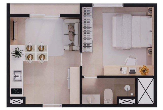 Imagem Apartamento com 1 Quarto à Venda, 24 m² em Belém - São Paulo Imagem Apartamento com 1 Quarto à Venda, 24 m² em Belém - São Paulo