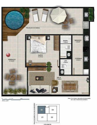 Imagem Apartamento com 1 Quarto à Venda, 60 m² em Braga - Cabo Frio Imagem Apartamento com 1 Quarto à Venda, 60 m² em Braga - Cabo Frio