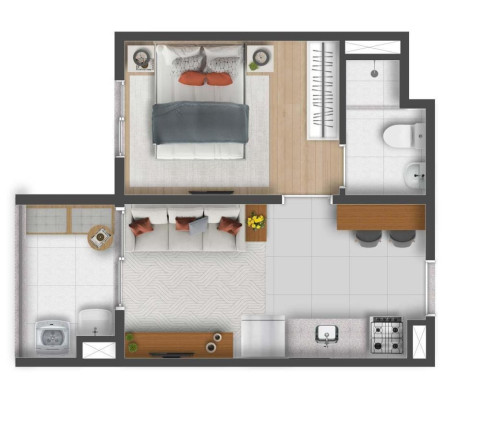 Imagem Imóvel com 1 Quarto à Venda, 30 m² em Campos Elíseos - São Paulo
