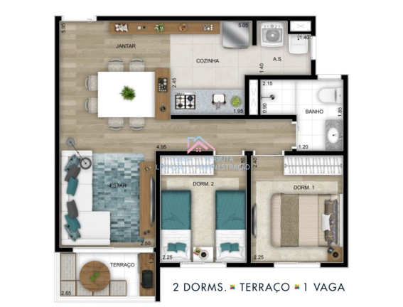 Imagem Apartamento com 2 Quartos à Venda, 51 m² em Parque Centenário - Jundiaí Imagem Apartamento com 2 Quartos à Venda, 51 m² em Parque Centenário - Jundiaí