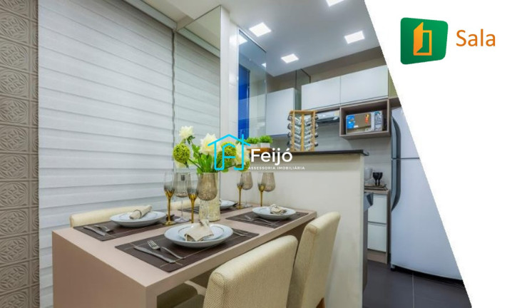 Imagem Apartamento com 2 Quartos à Venda, 38 m² em Parque Dos Anjos - Gravataí